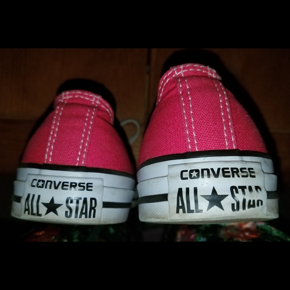 Converse All Star Low Top Pink 7 - Picture 3 of 5
